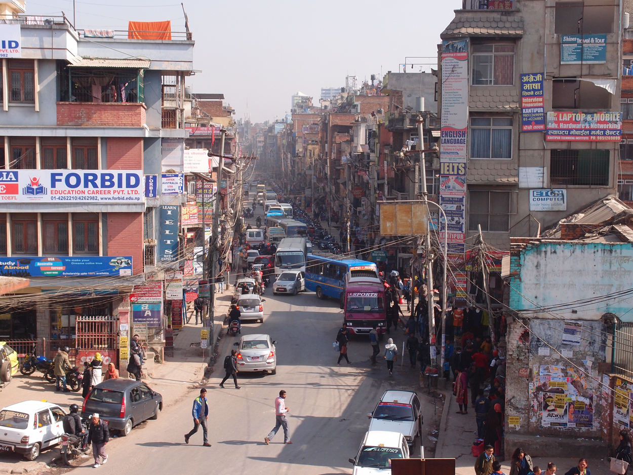2018-01-18 14 Uhr - Putali Sadak, Bhaktapur Sadak, Khulla Murch Park (Foto, Video) 